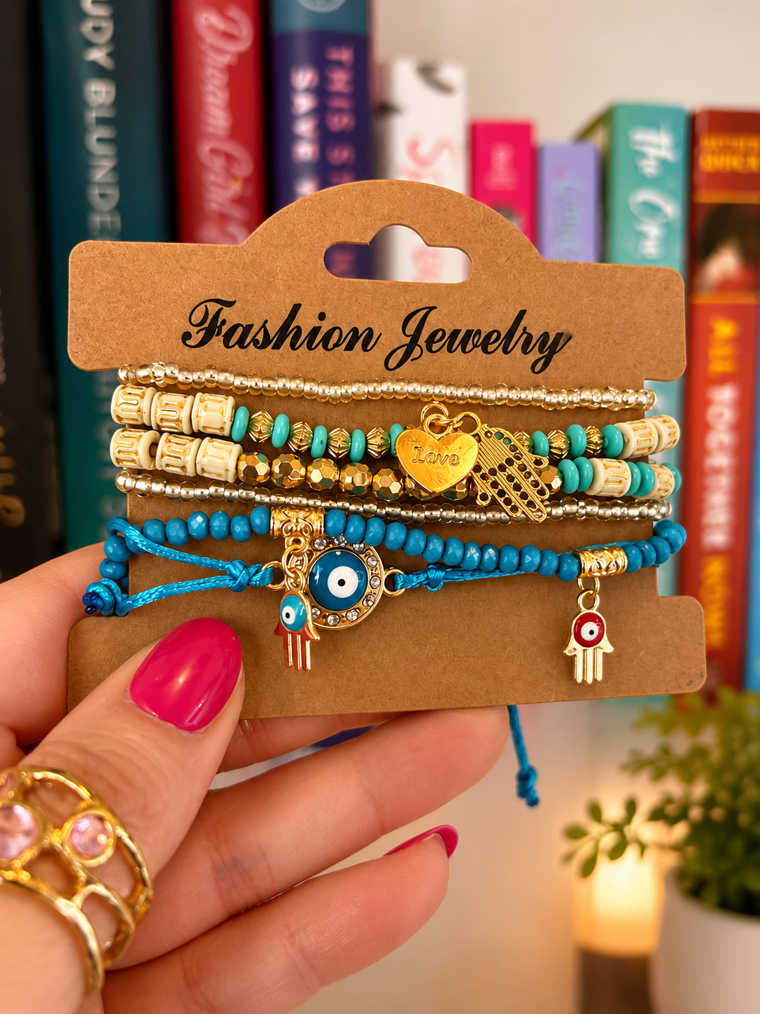 Bohemian Layered Beaded Bracelets