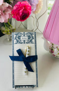Blue Notes Notepad Magnetic Back with Pen