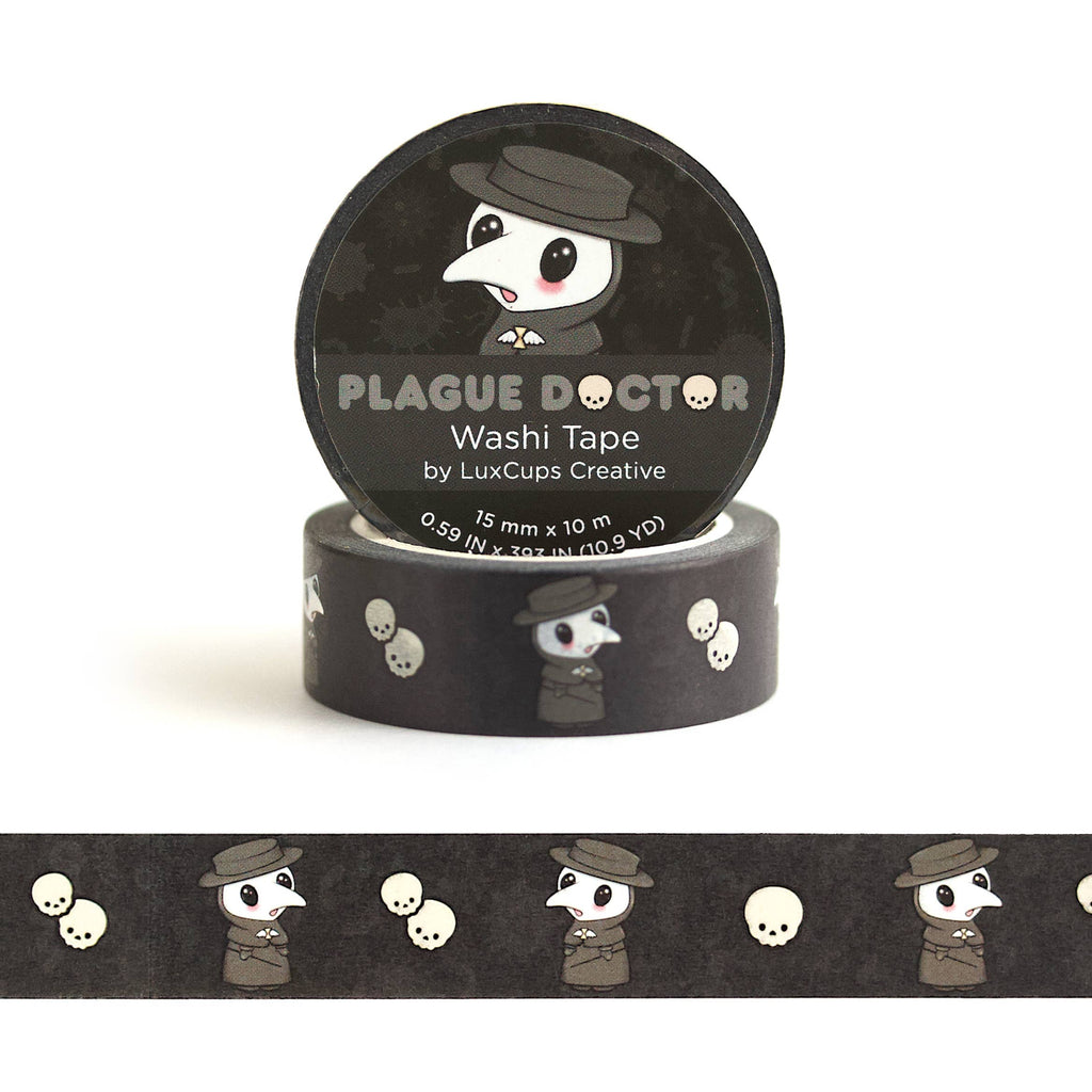 Plague Doctor Washi Tape - Stationery | Decorative Tape