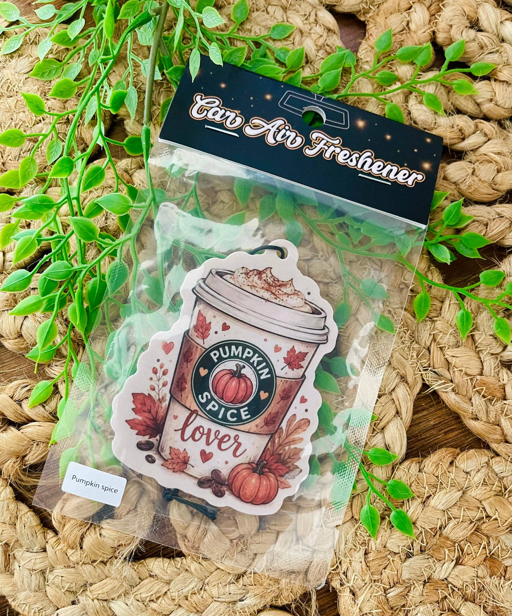 Pumpkin Spice Lover Fall Air Freshener