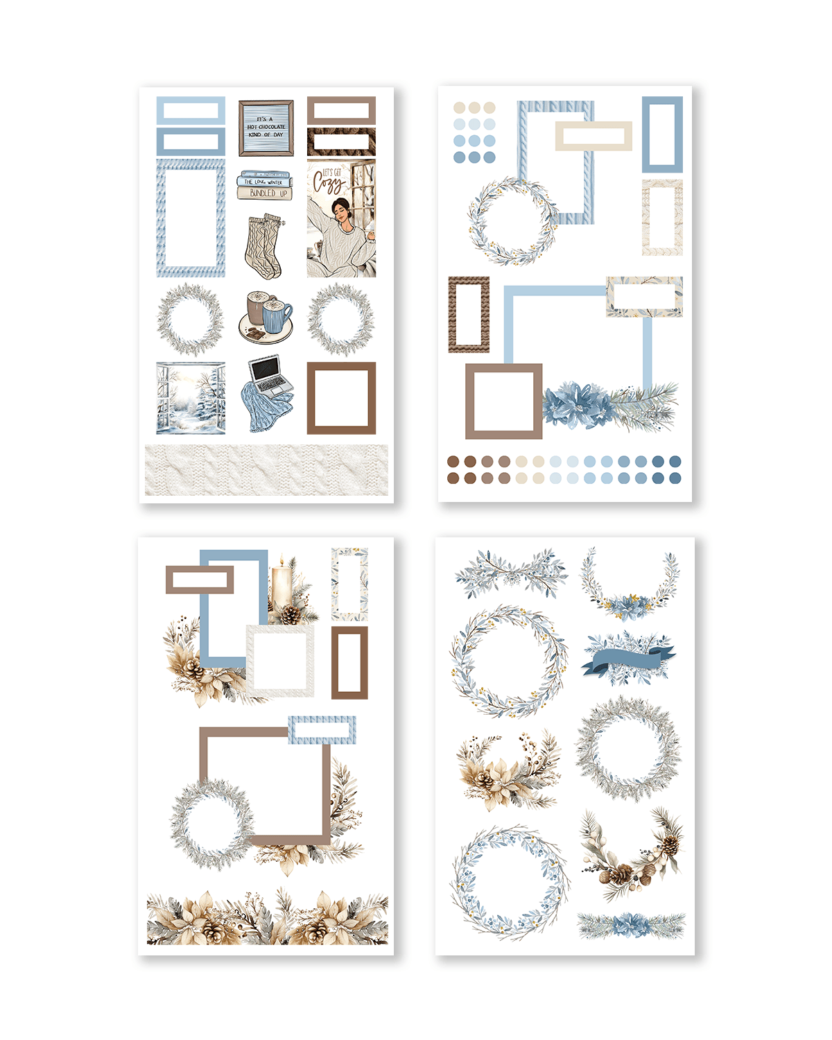 Cozy Winter Planner Sticker Book