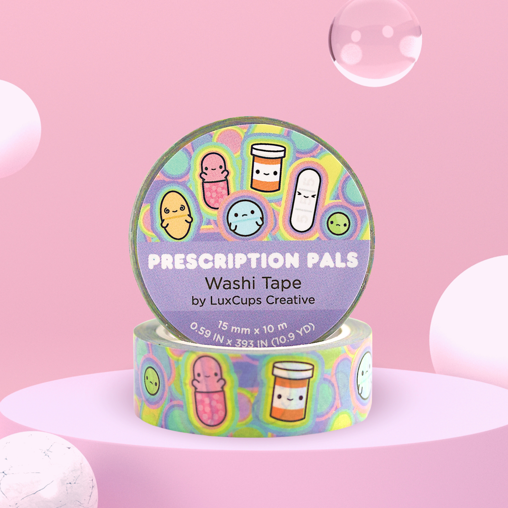 Prescription Pals Washi Tape - Stationery | Decorative Tape