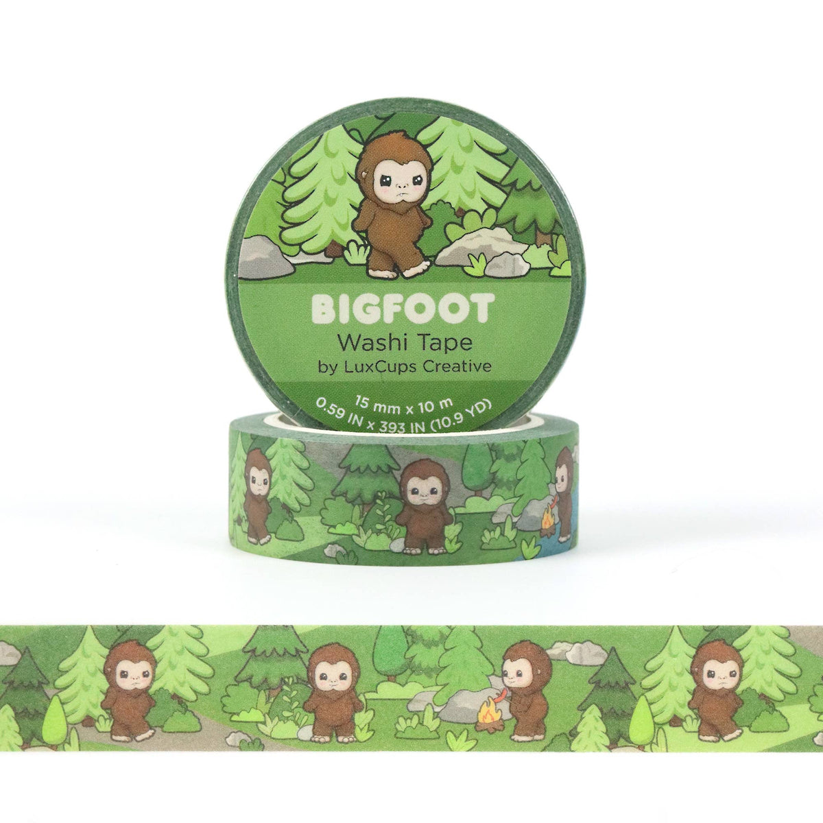 Bigfoot Washi Tape - Stationery | Decorative | Low-Tack Tape