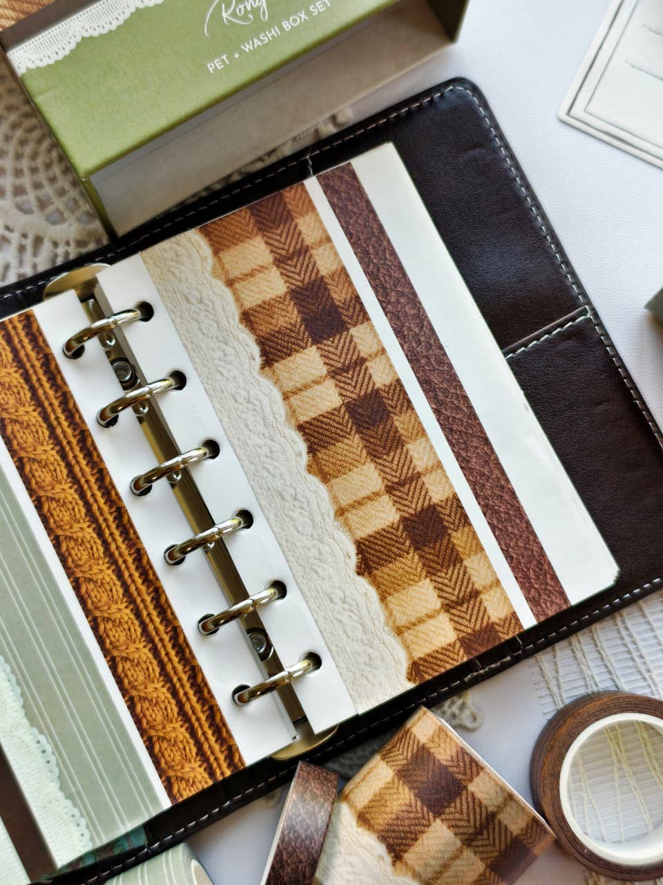 Dear Autumn Pre-cut PET Tape + Washi Box
