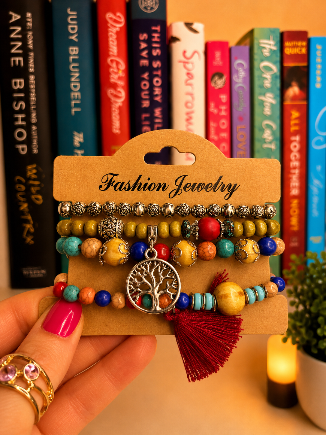 Bohemian Layered Beaded Bracelets