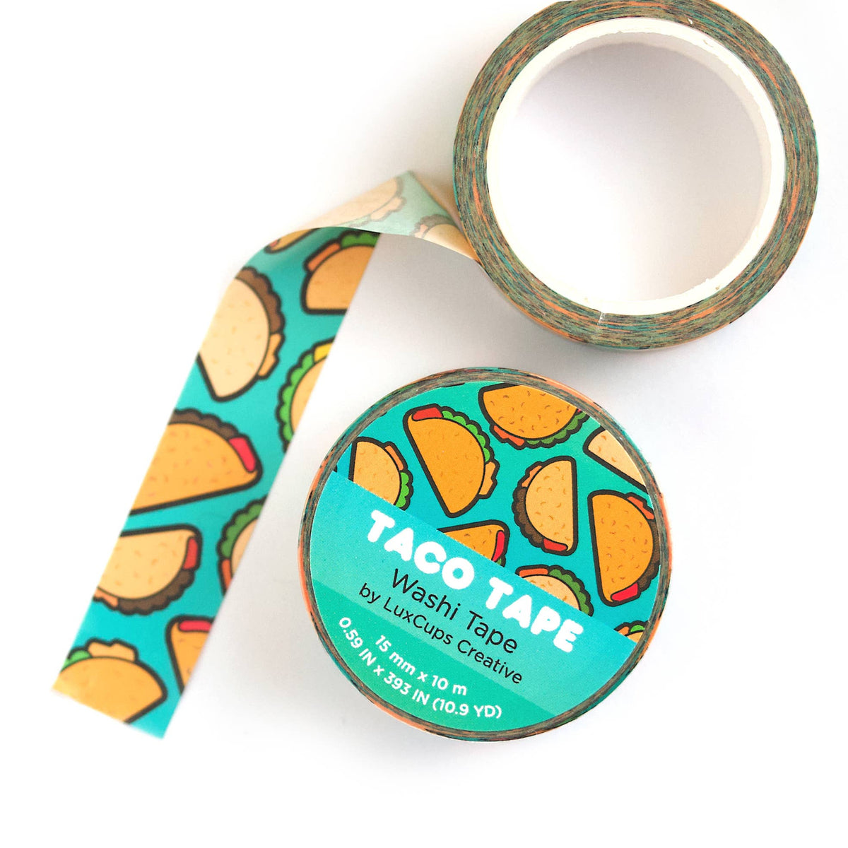 Taco Washi Tape - Stationery | Decorative | Low-Tack | Paper