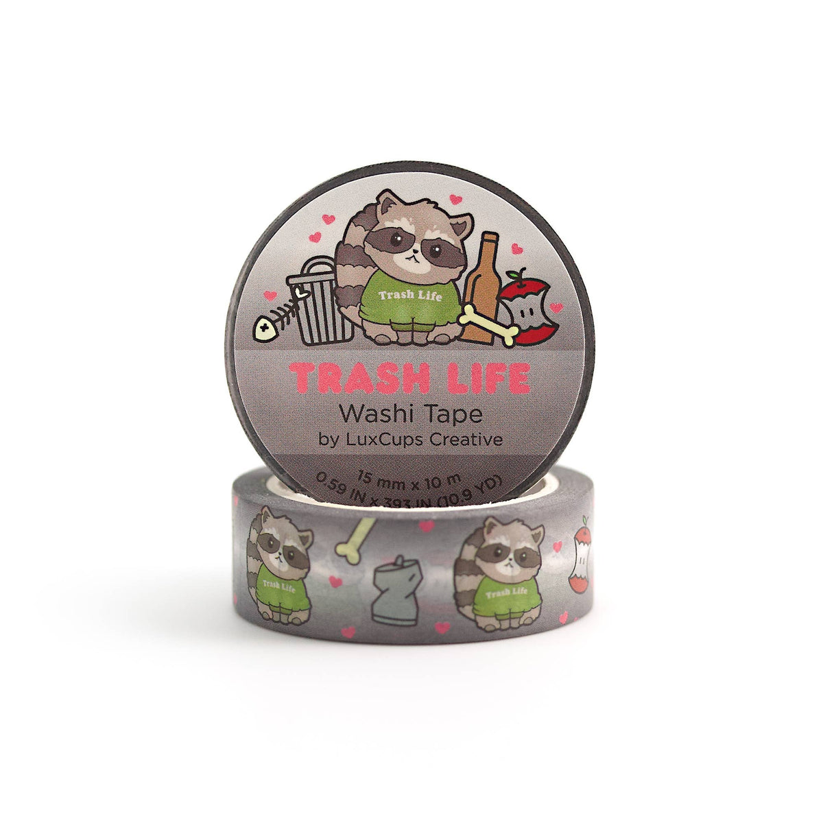Trash Life Washi Tape - Stationery | Decorative | Low-Tack
