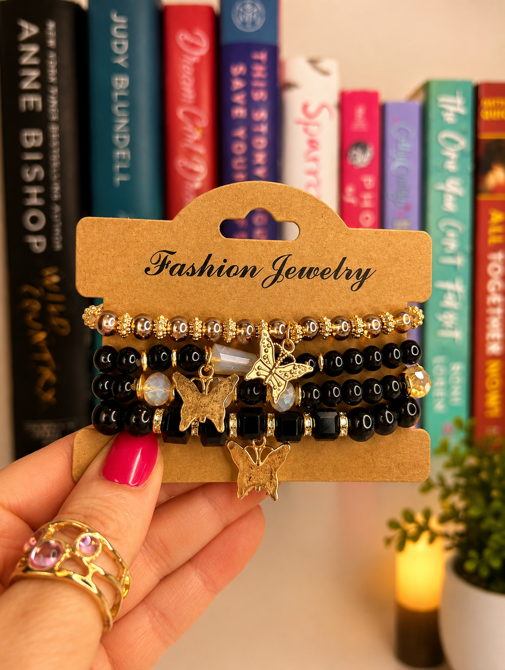 Bohemian Layered Beaded Bracelets