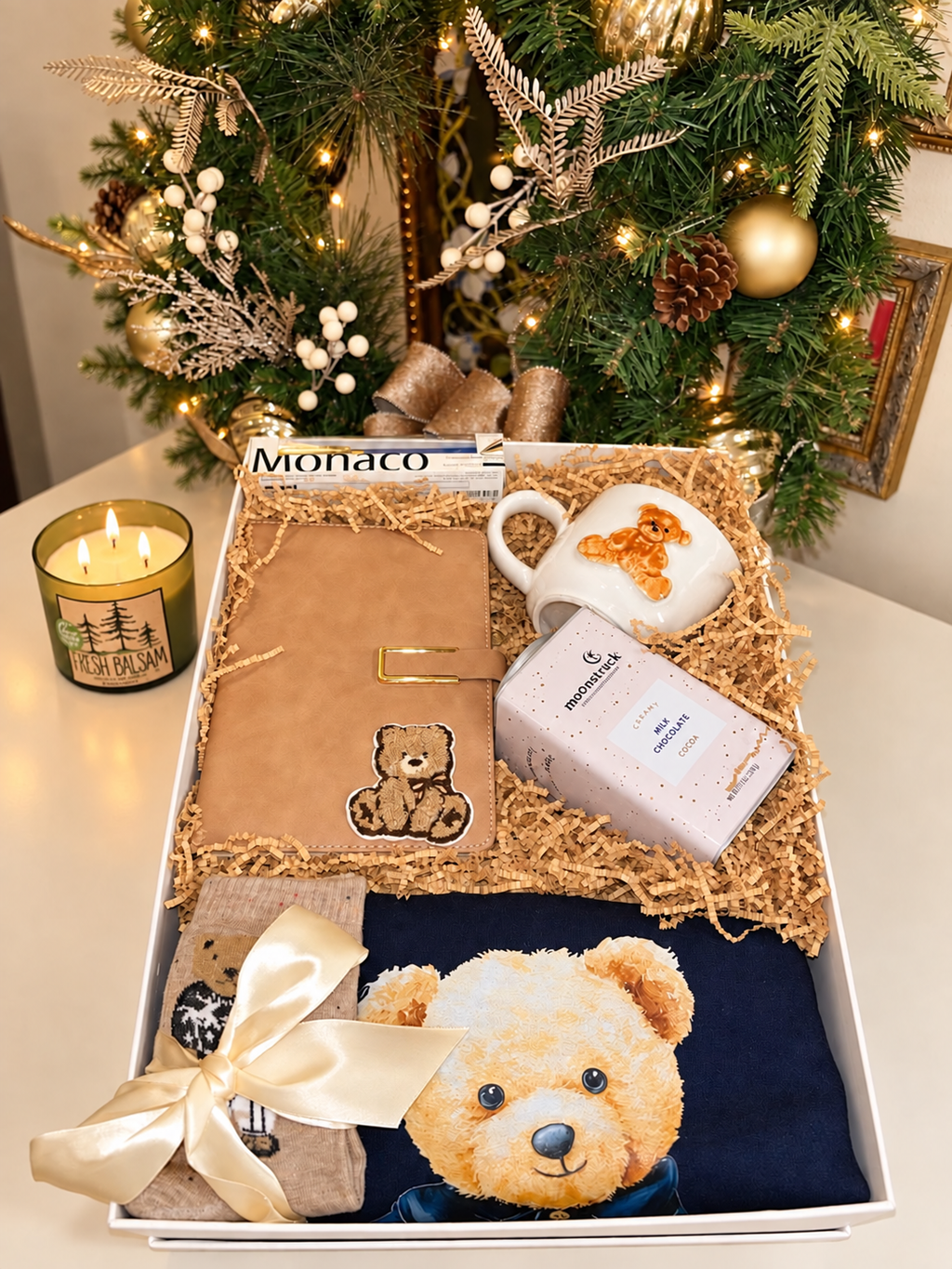 Cozy Teddy Bear Gift Set