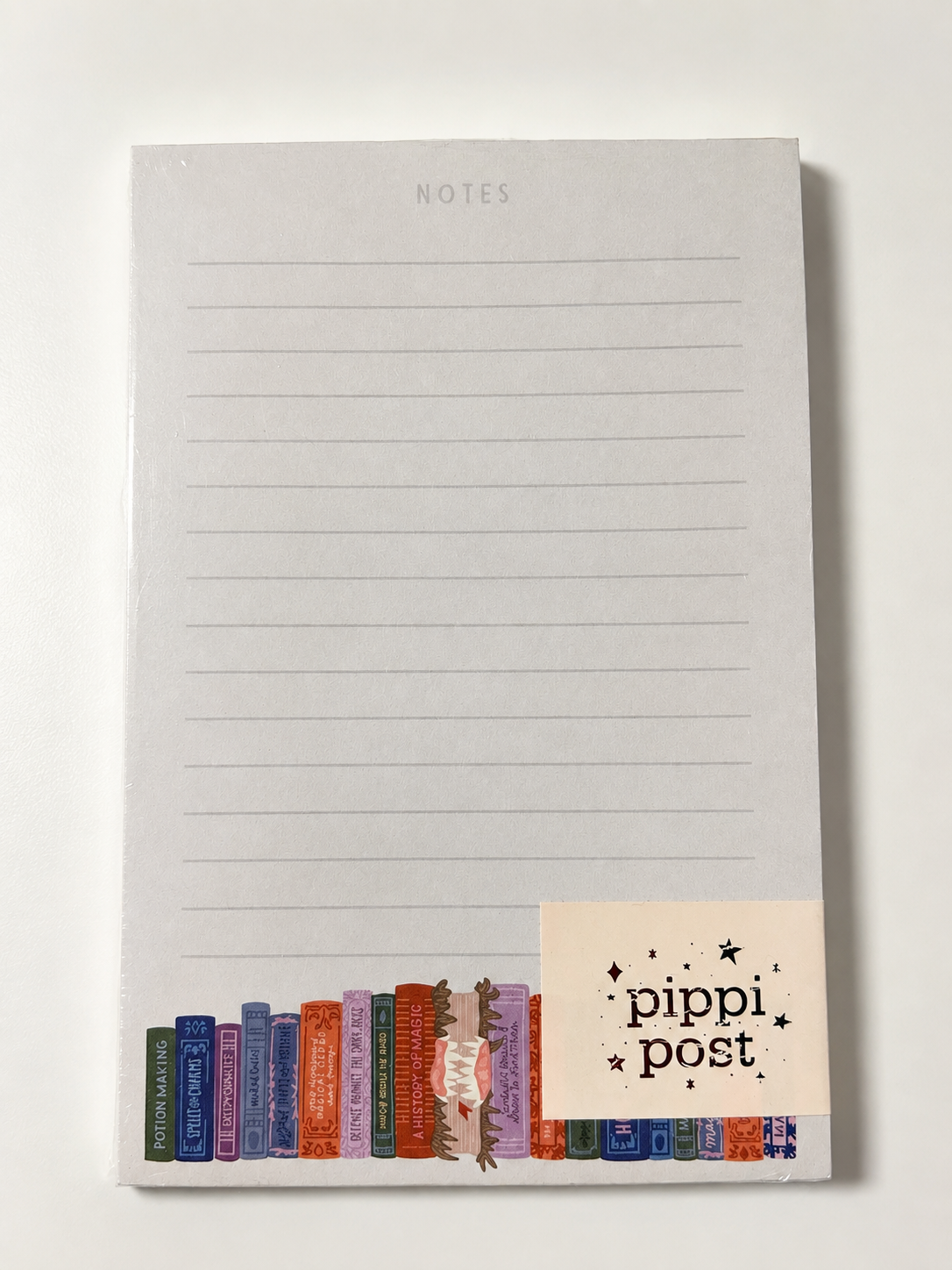 History of Magic Bookshelf 4x6 Notepad