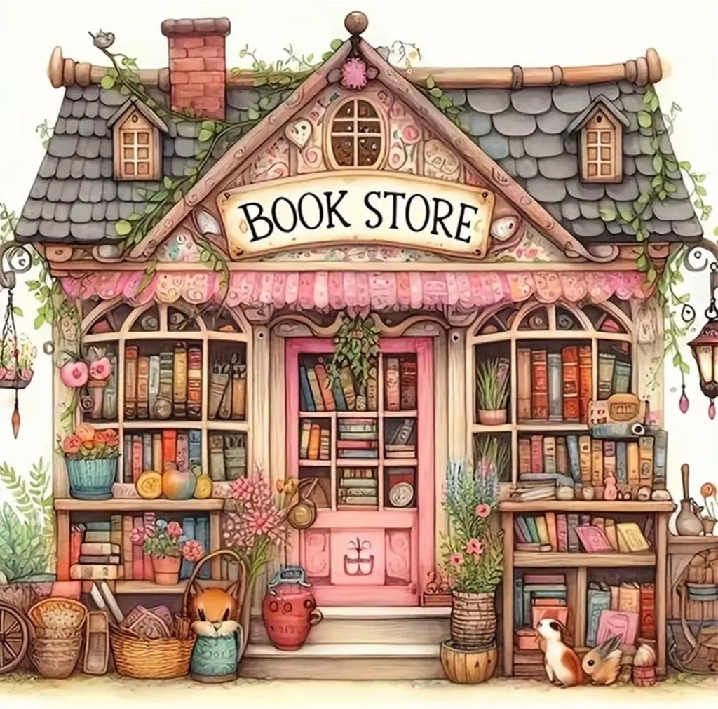 Bookstore Mosaic Rhinestones DIY Kit
