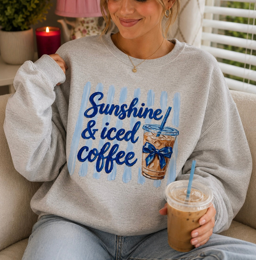 Sunshine & Iced Coffee Crewneck