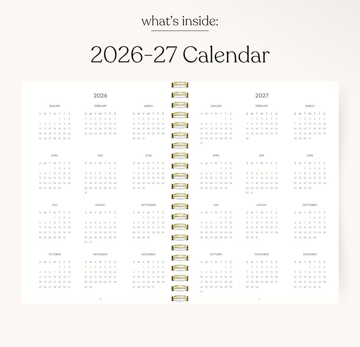 2016-2027 Academic Planner 7x9