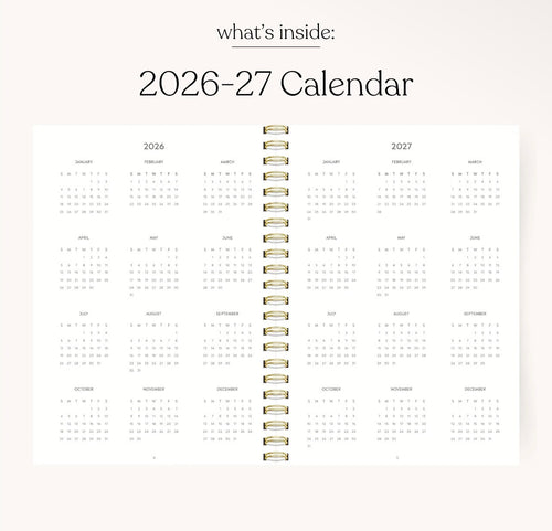 2016-2027 Academic Planner 7x9