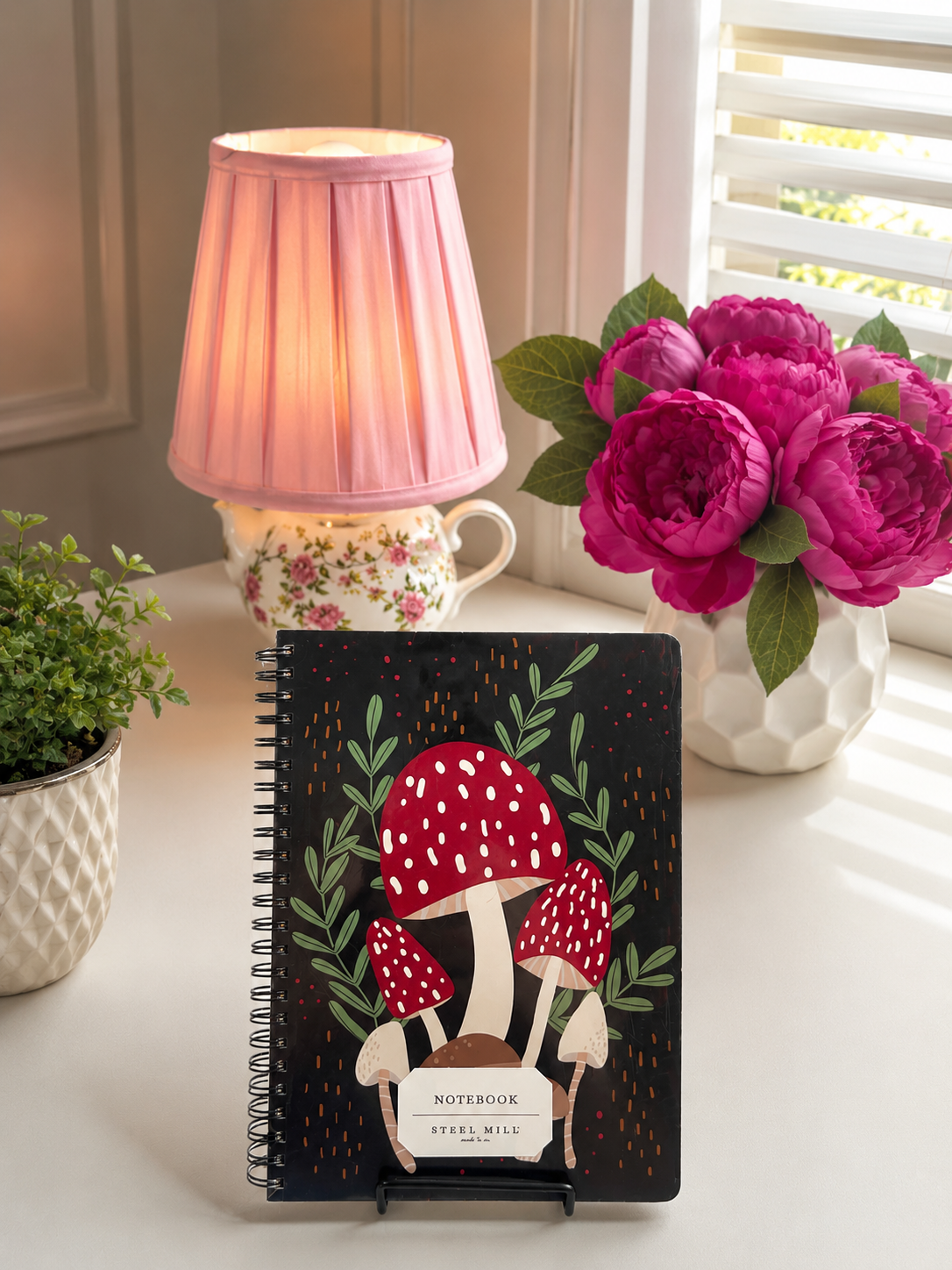Steel Mill & Co Mushroom Notebook