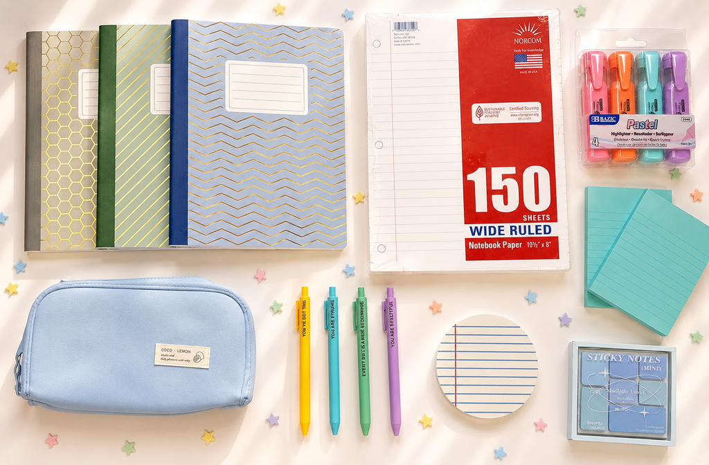 Back to School Composition Notebook Bundle