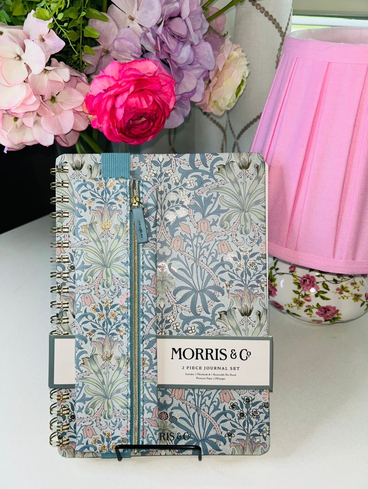 Morris & Co Floral 2 piece Journal Set