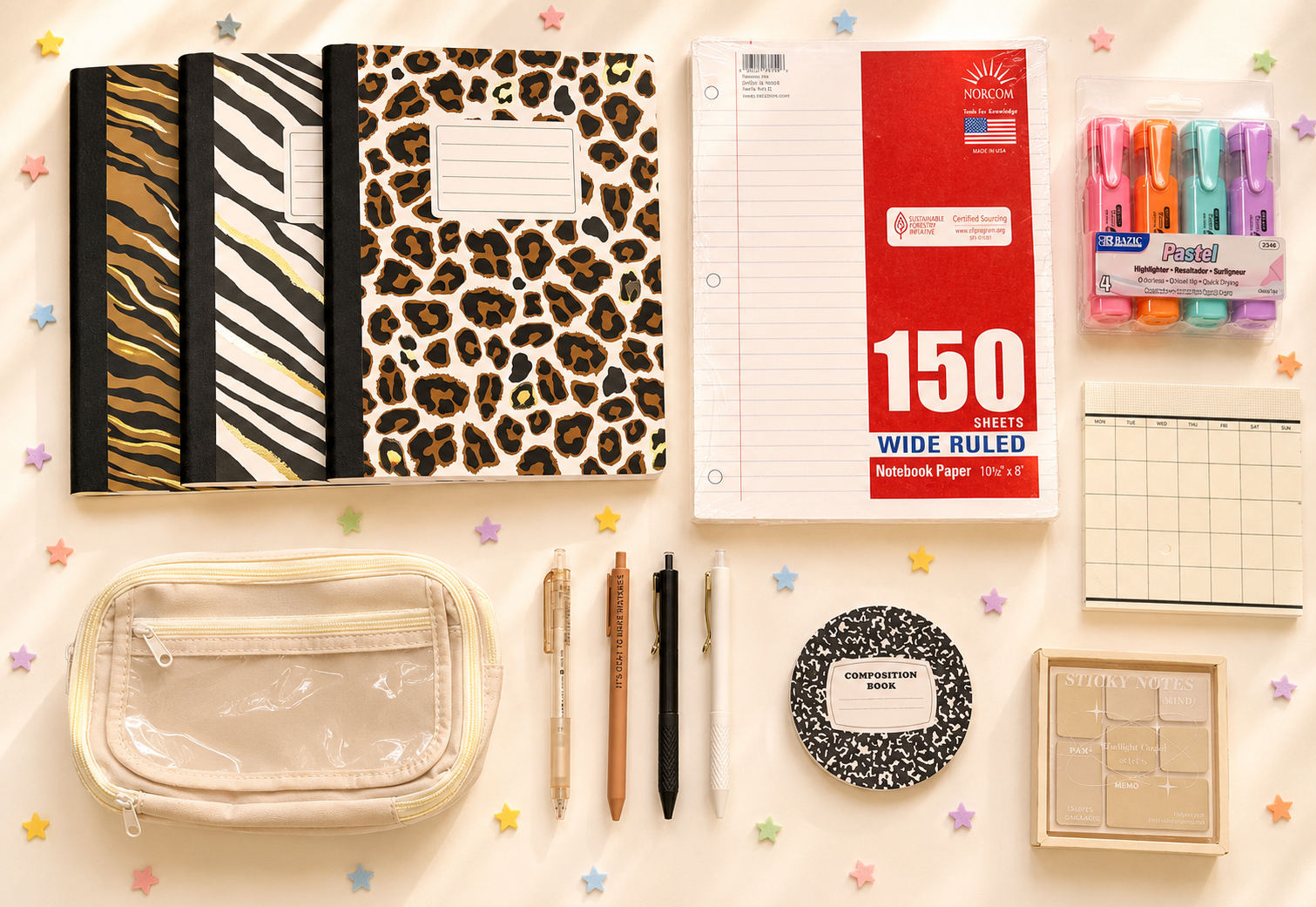 Back to School Composition Notebook Bundle