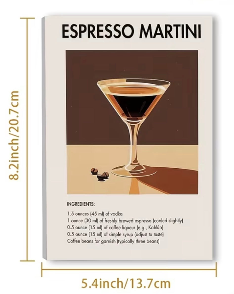 Espresso Martini Notebook