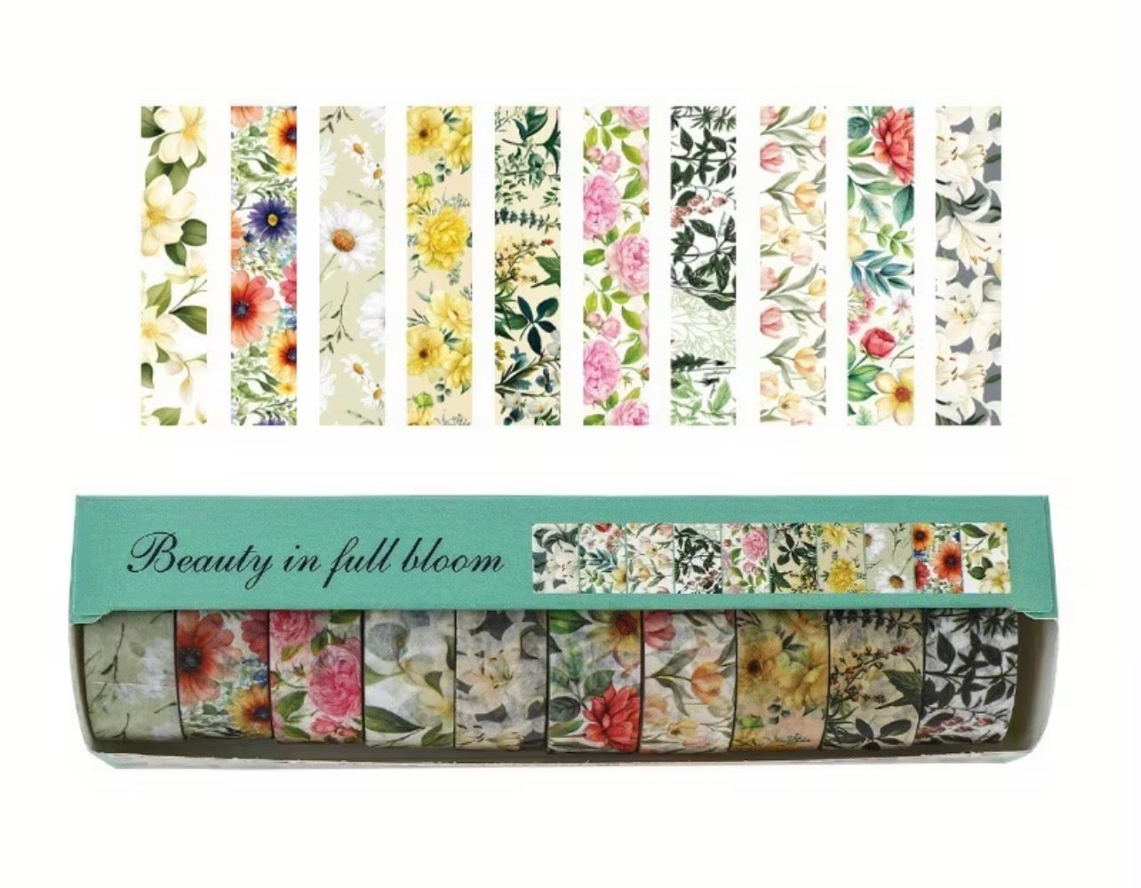 Vintage Floral Washi Tape - Spring Flowers