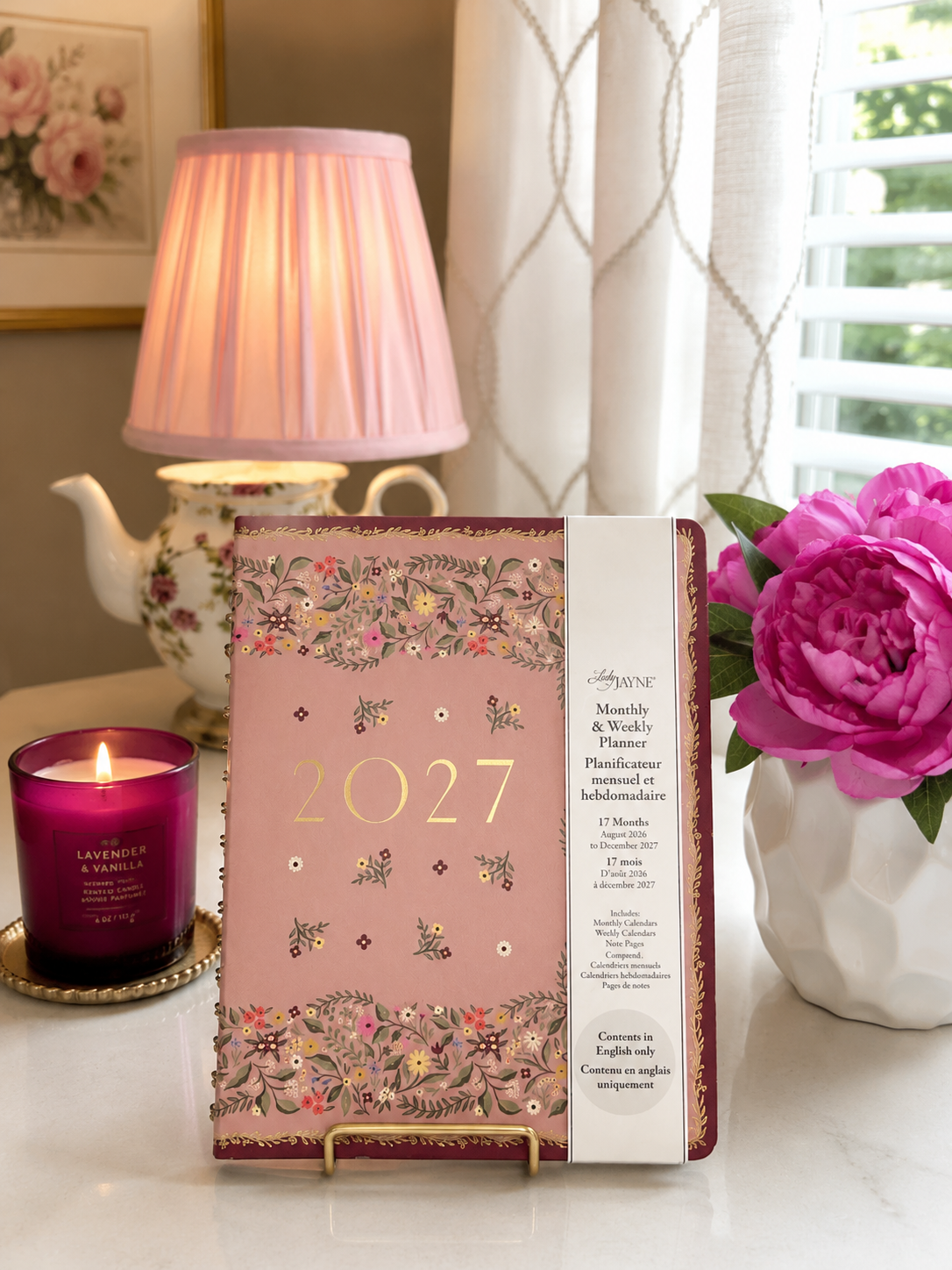 Lady Jayne Monthly & Weekly Planner 2027