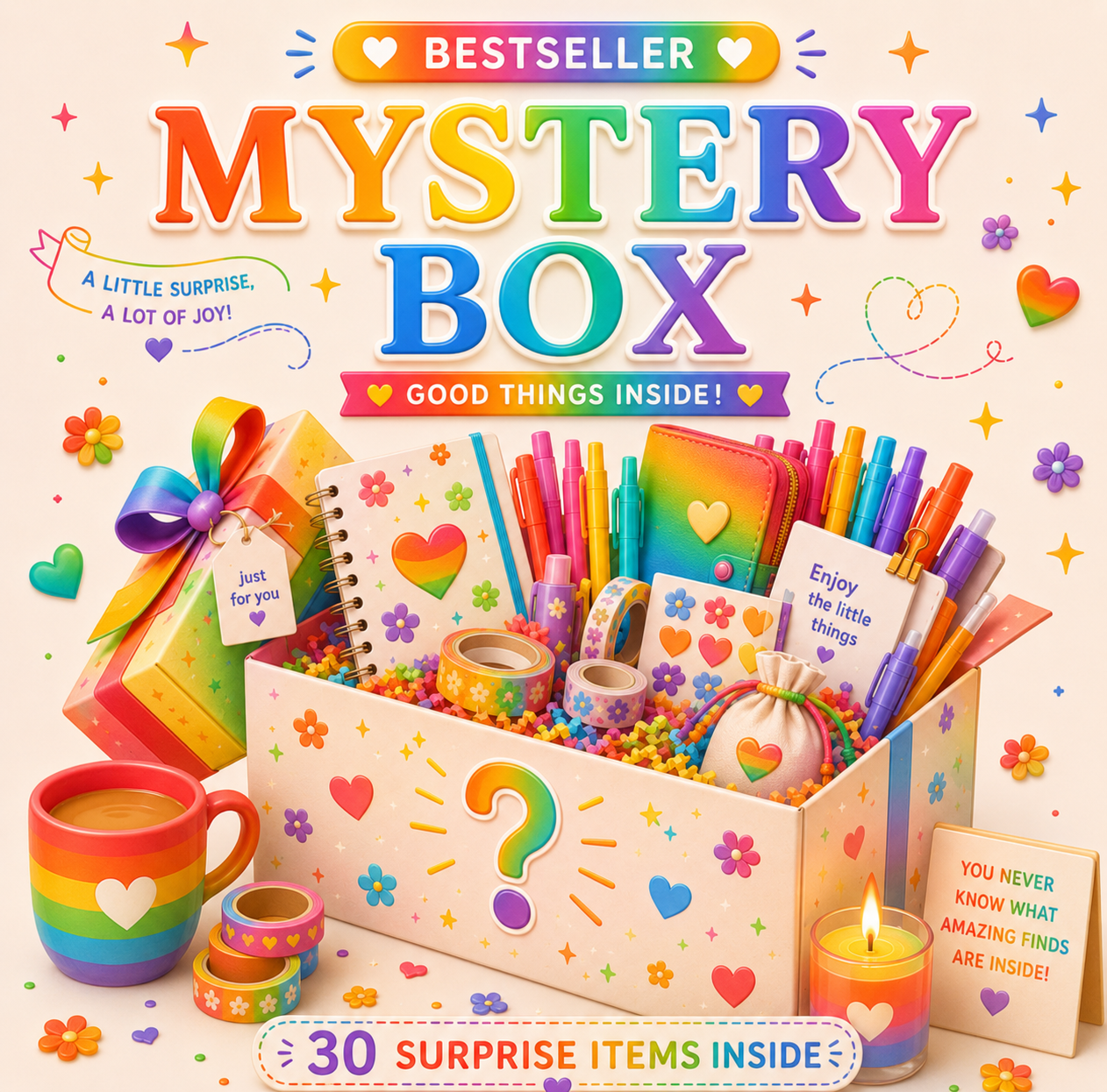 Mixed Colors Mystery Box Deluxe