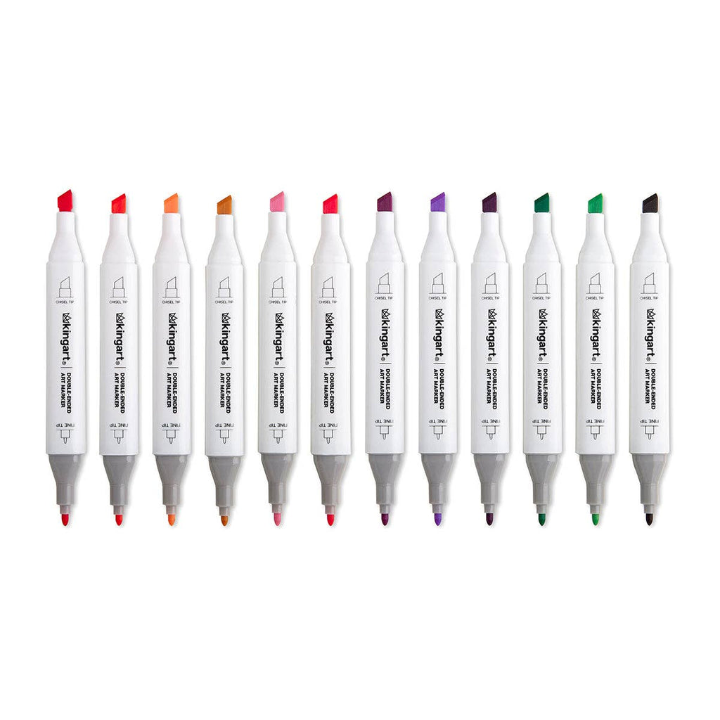 PRO Double-Ended Alcohol Markers - 12 Floral Colors