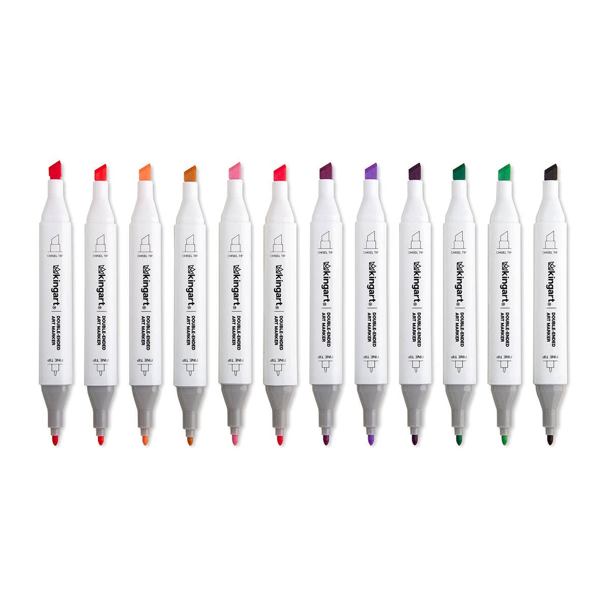 PRO Double-Ended Alcohol Markers - 12 Floral Colors