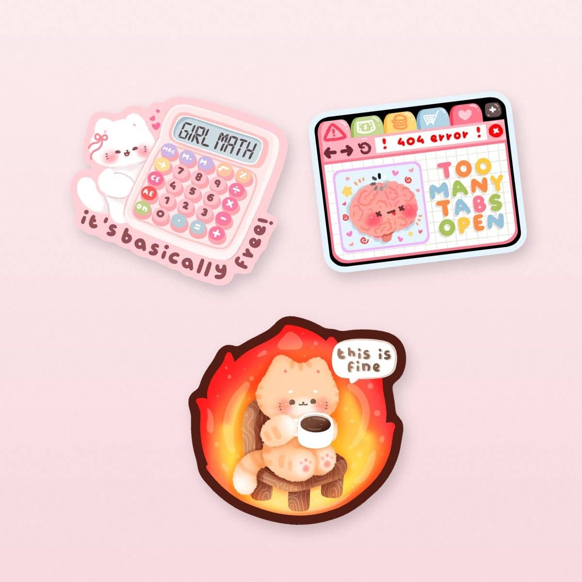 Girl math sticker