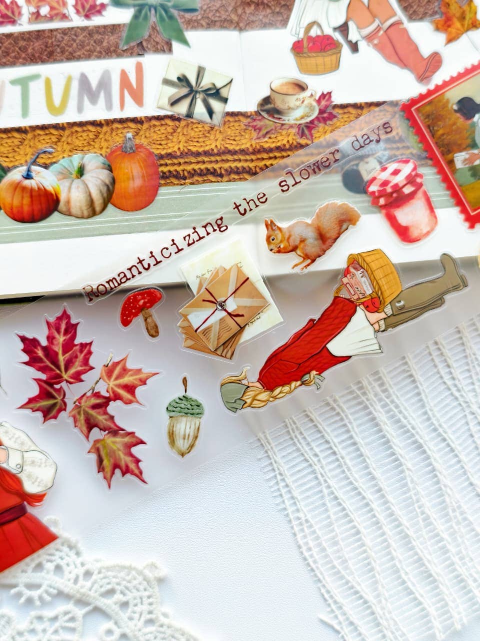 Dear Autumn Pre-cut PET Tape + Washi Box