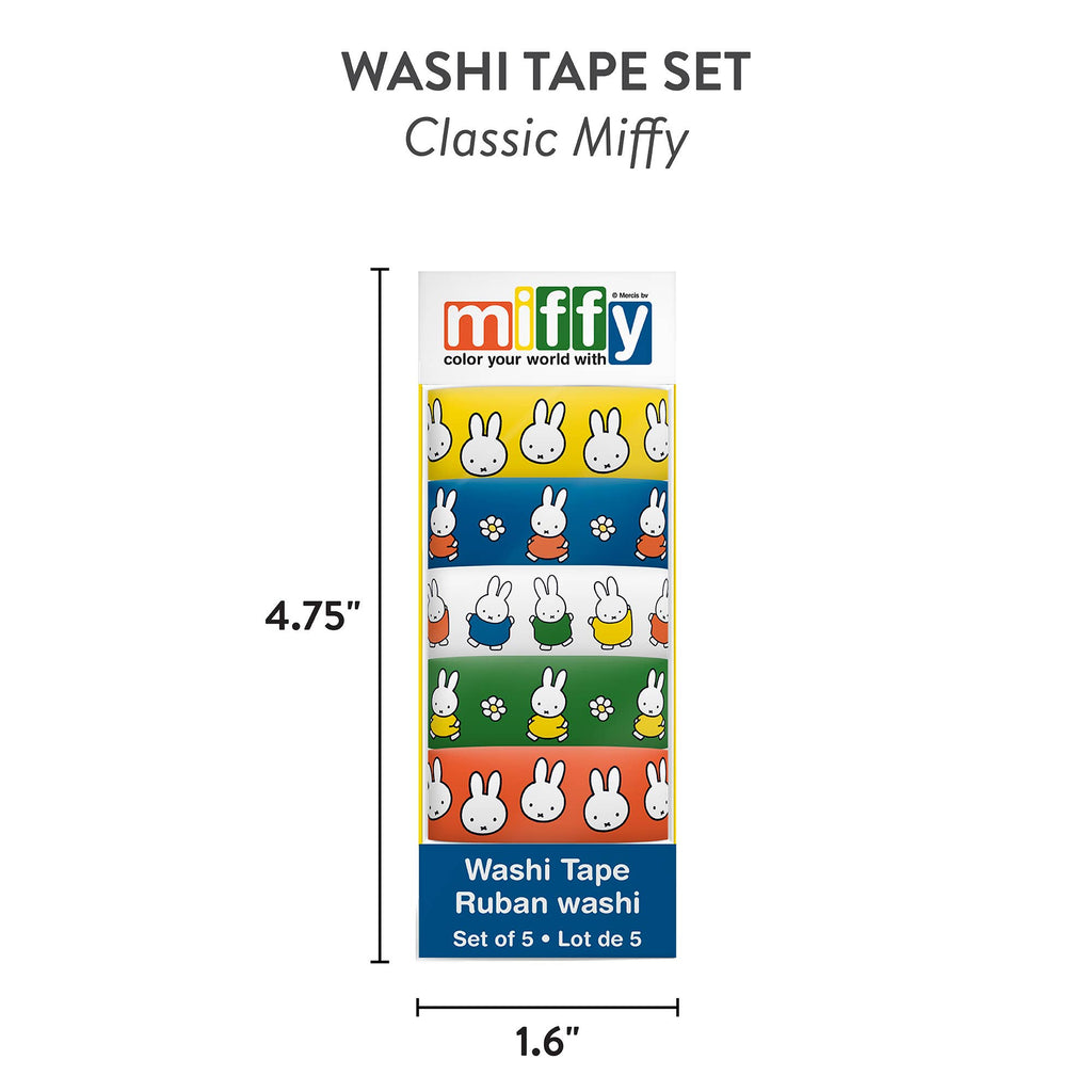 Washi Tape Set Classic Miffy Set of 5