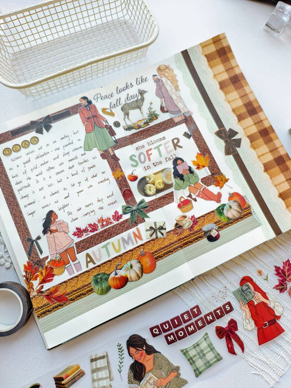 Dear Autumn Pre-cut PET Tape + Washi Box