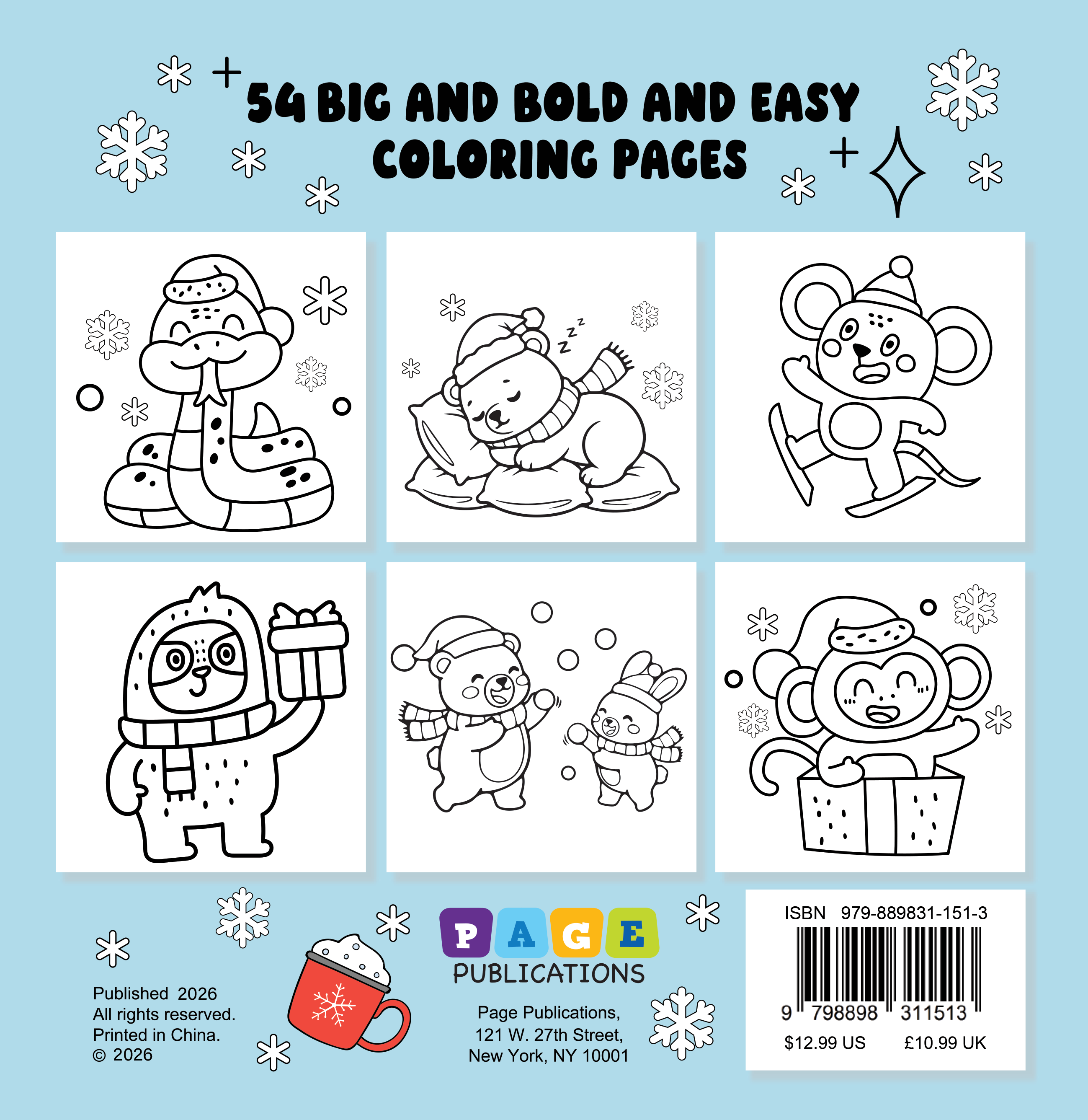 Frozen Magic Bold and Easy Coloring Book