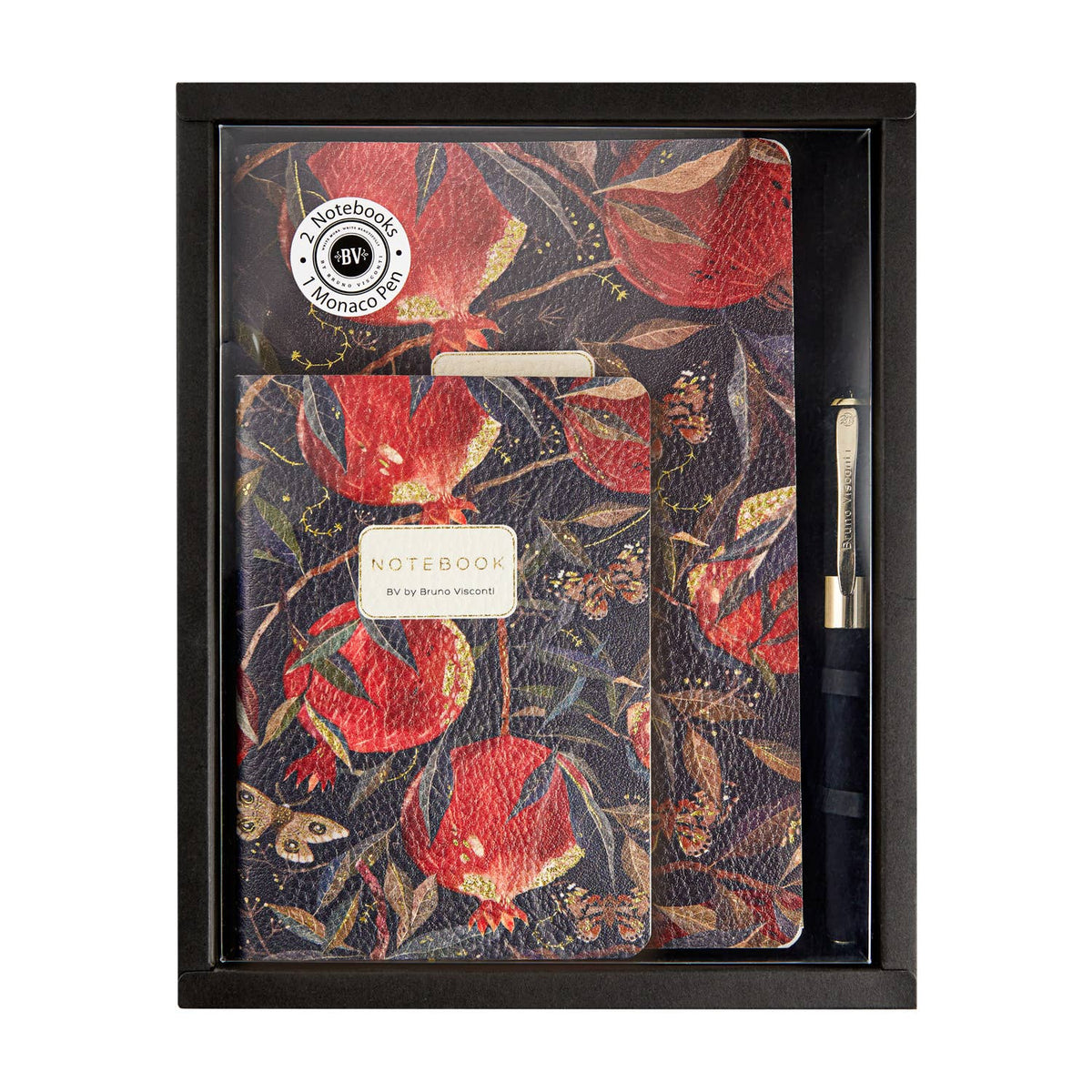 3 Piece Set -Pom on the Vine - 2 Notebooks + Monaco Pen