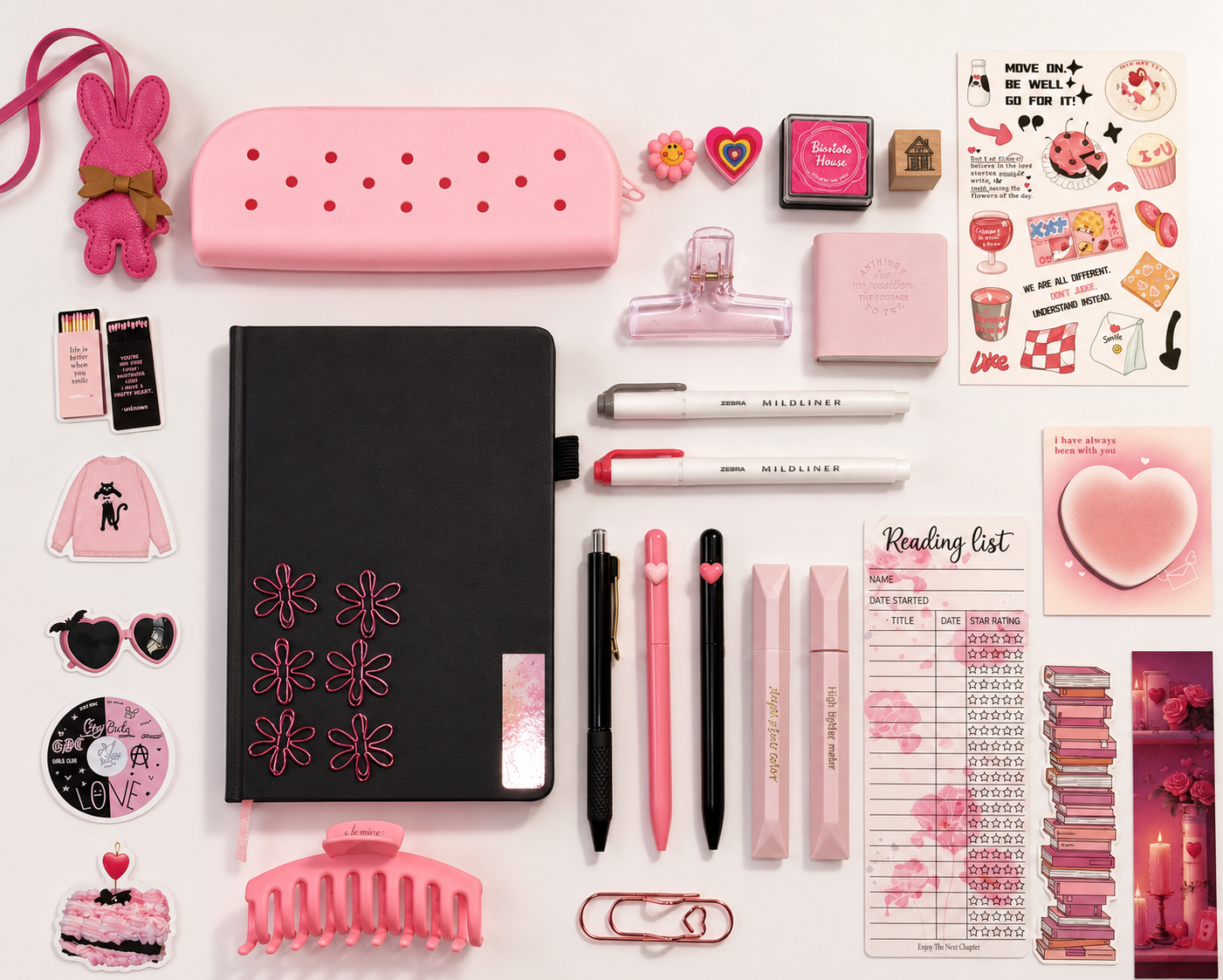 Croc Pink and Black Bundle