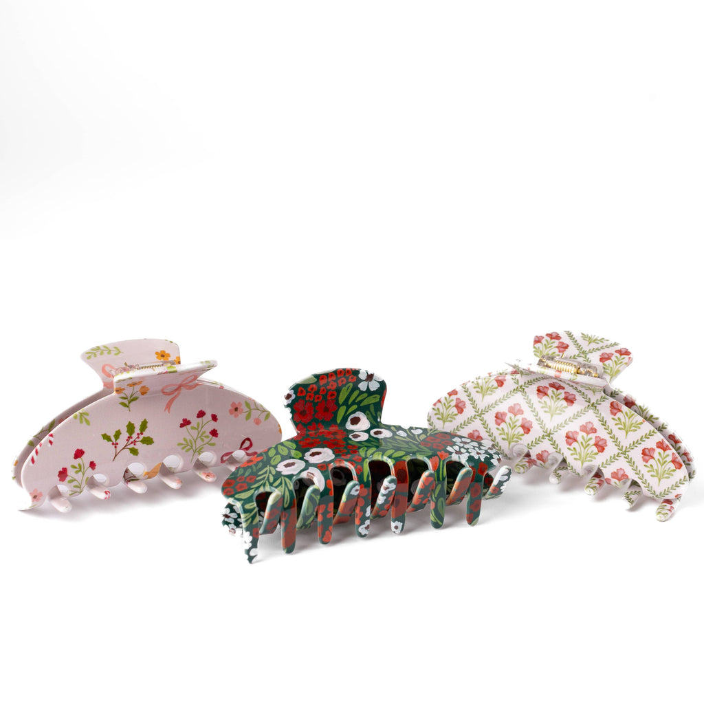 Holiday Claw Clip | Christmas: Bells and Bows