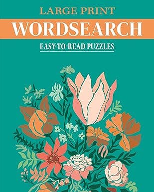 Large Print Wordsearch: Easy-to-Read Puzzles