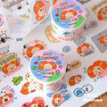 Emotion Die Cut Washi Tape: RiN Studio Vol. 10, Kawaii Journaling Kisscut Tape