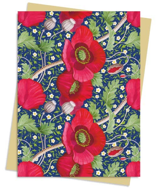 Bex Parkin: Red Poppies Greeting Card