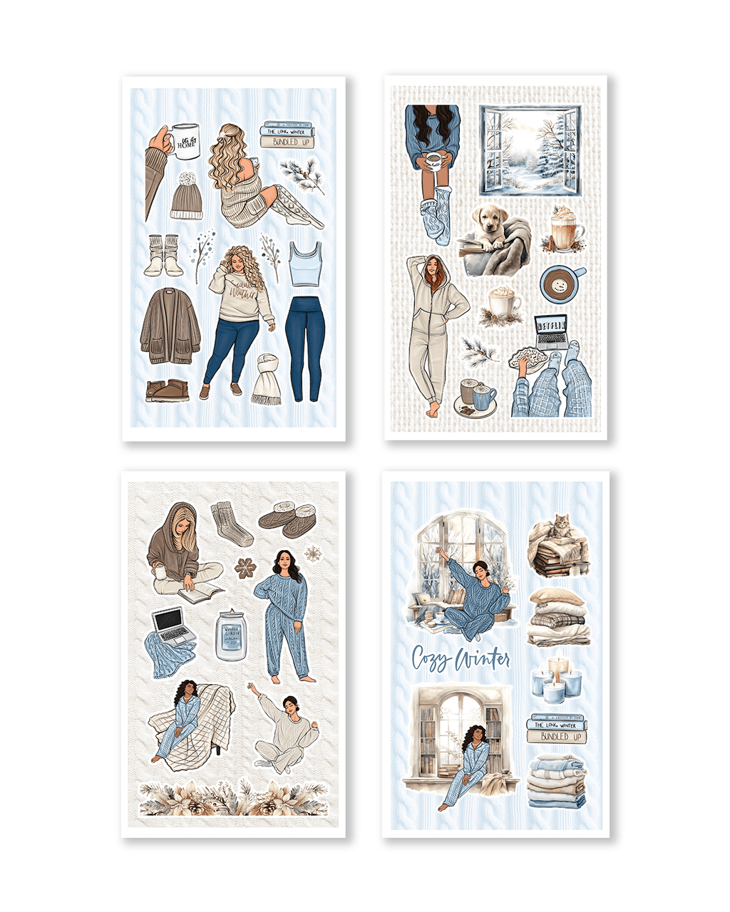 Cozy Winter Planner Sticker Book