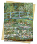 Claude Monet: Bridge over a Pond of Water ... Greeting Card