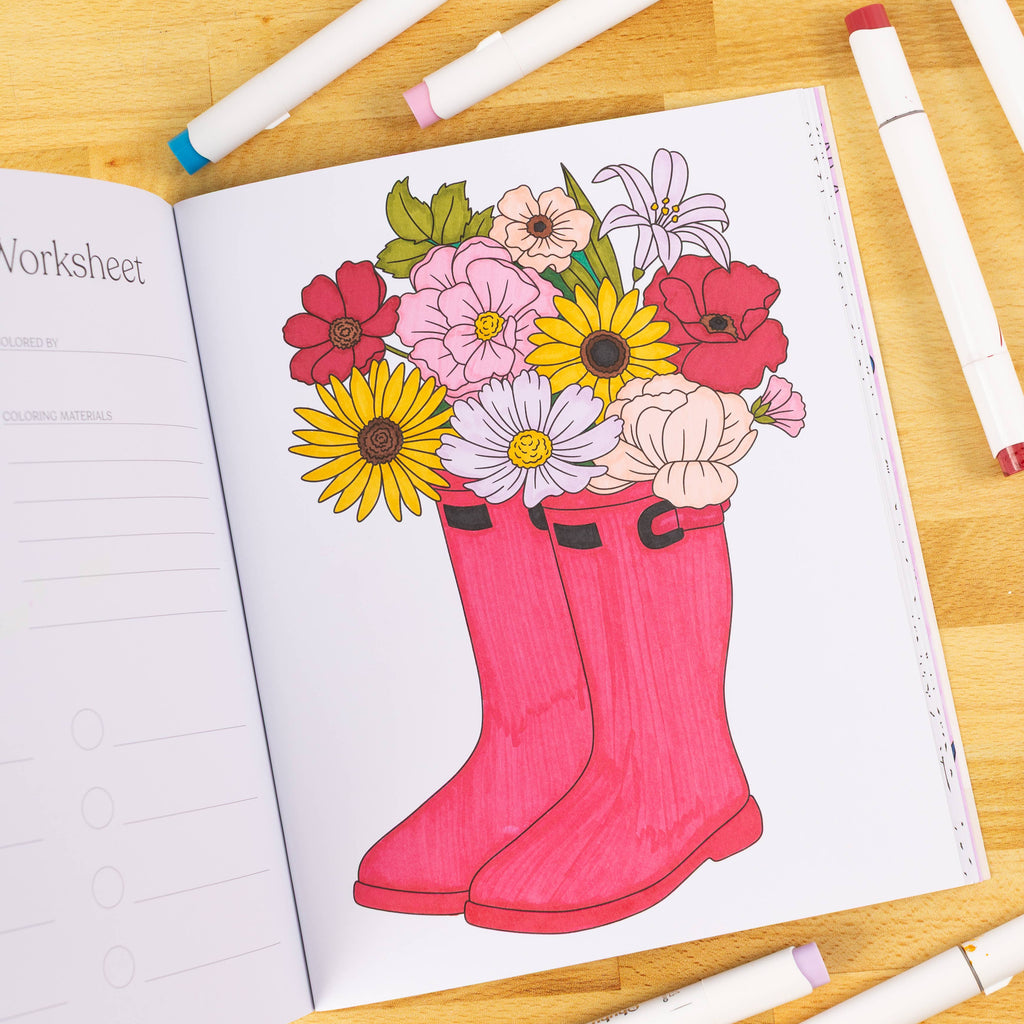Garden Avenue Coloring Book