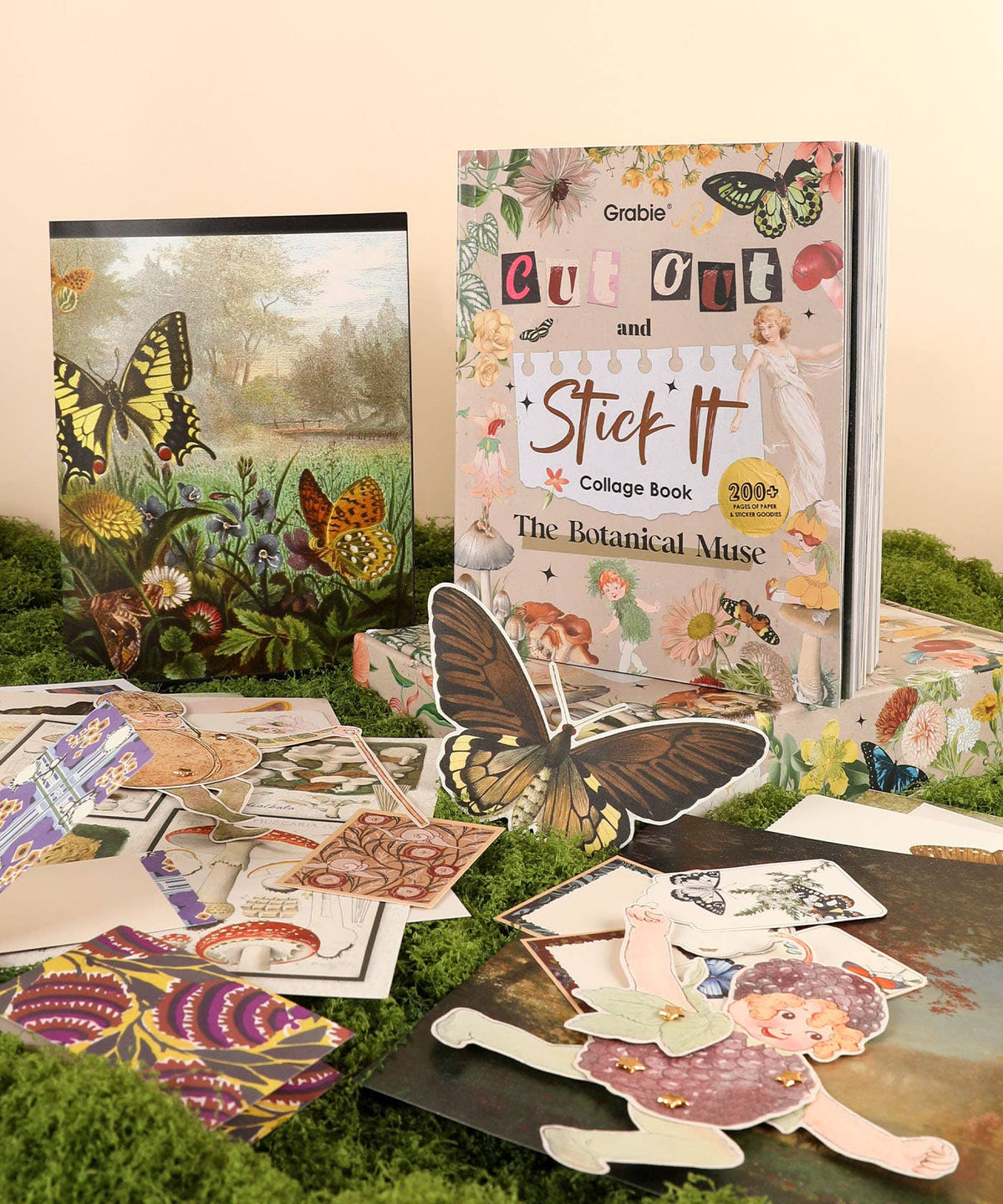 200+ Pages The Botanical Muse Collage Activity Book