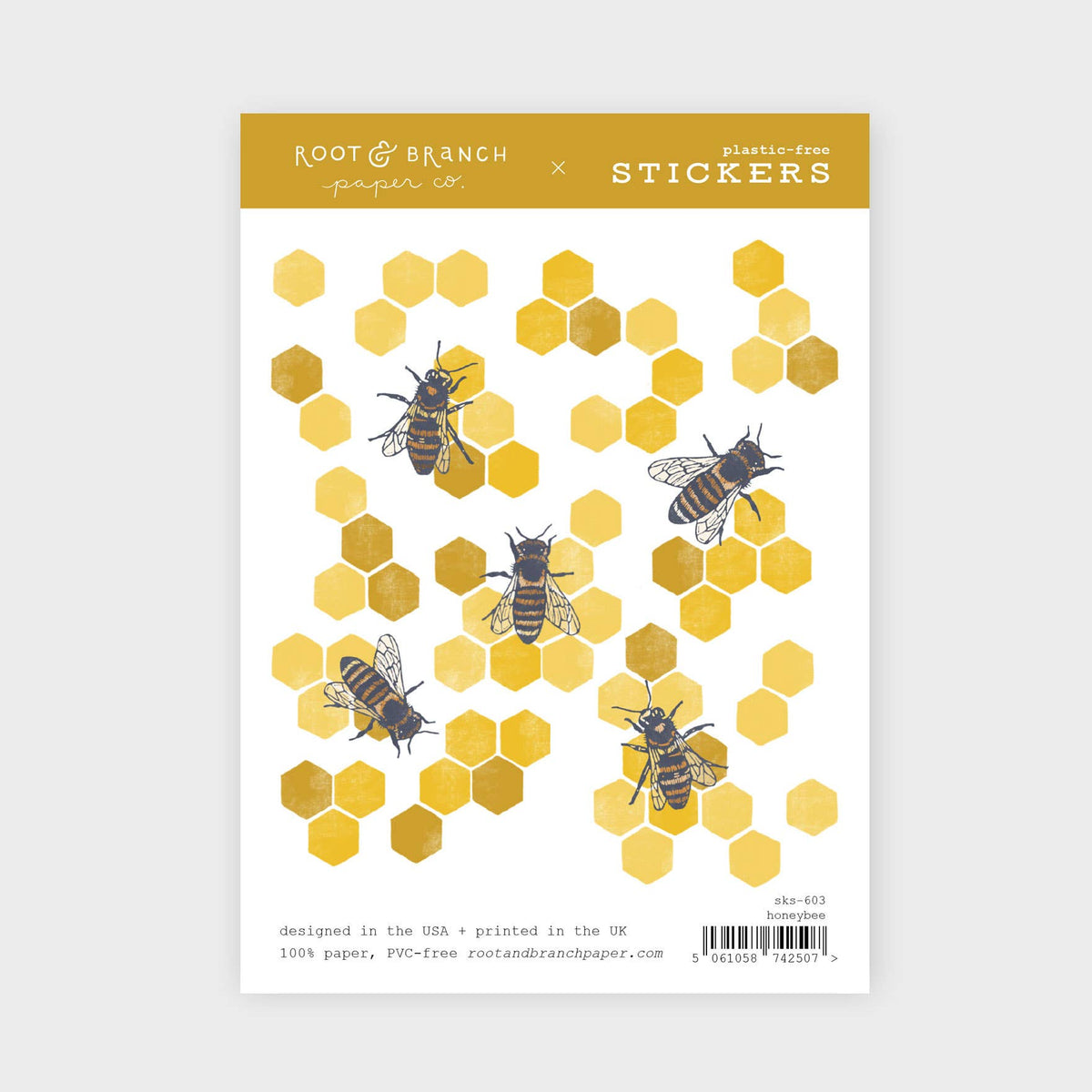 Honeybee Sticker Sheet