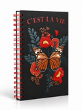 C;est La Vie (Lined blank spiral journal)