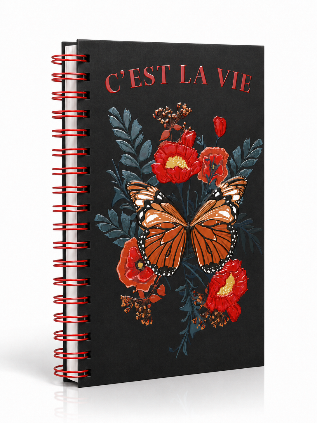 C;est La Vie (Lined blank spiral journal)
