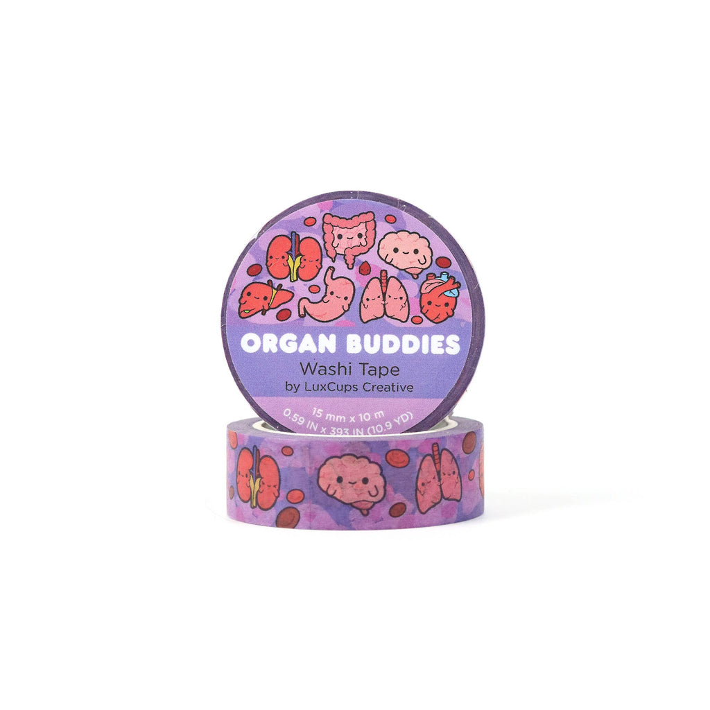 Organ Buddies Washi Tape - Stationery | Decorative Tape