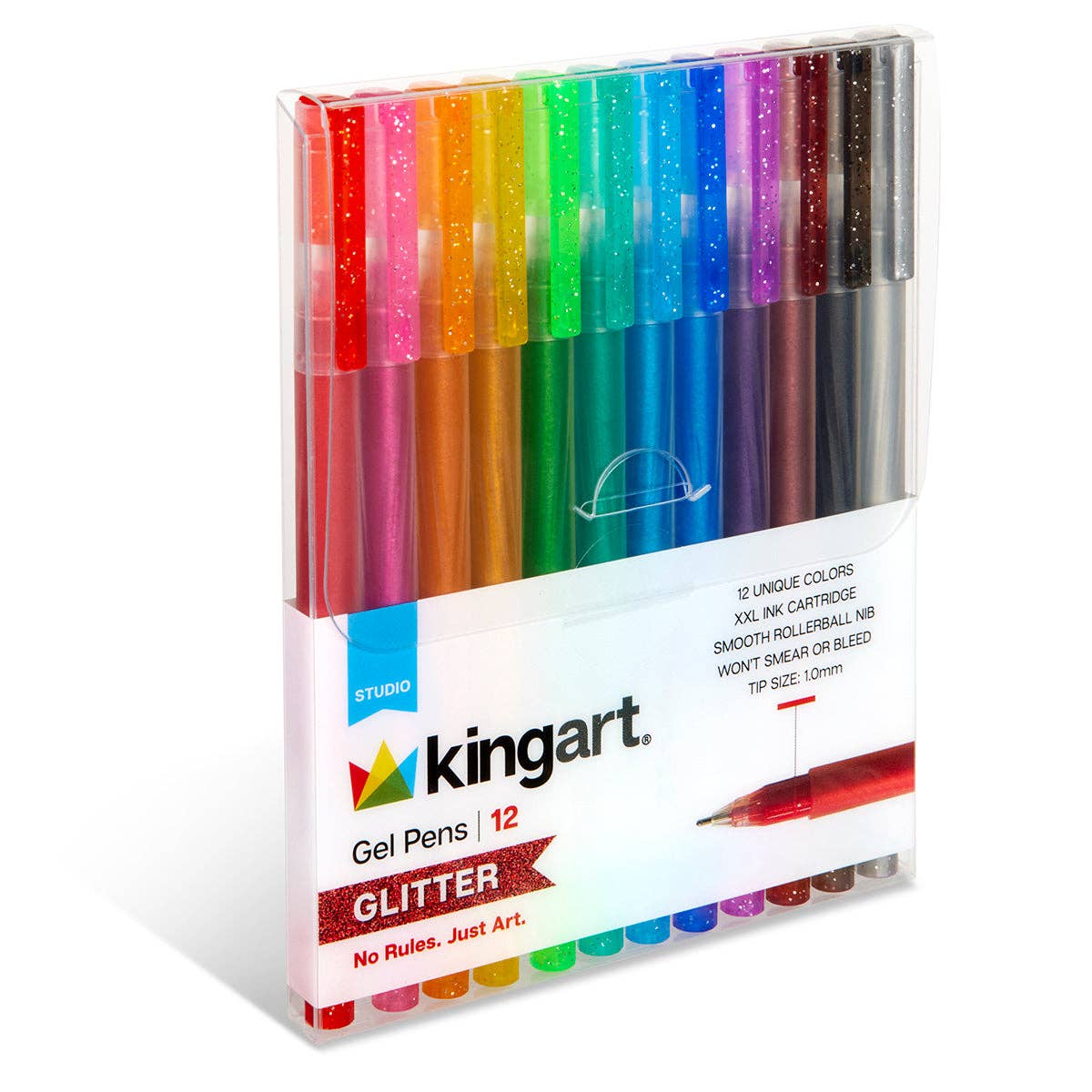 Gel Pens - 12 Glitter Colors